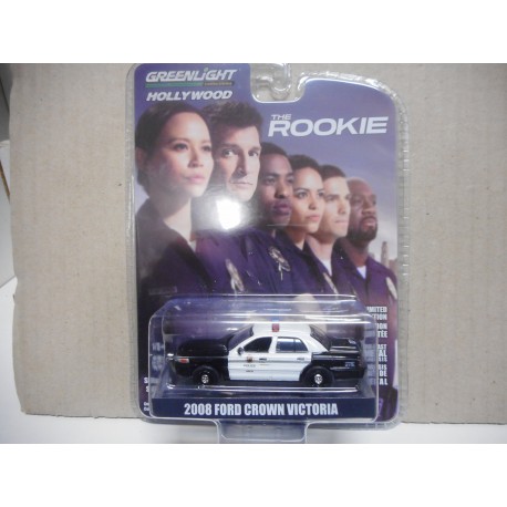 HOLLYWOOD ROOKIE FORD CROWN VICTORIA 2018 POLICE 1:64 GREENLIGHT