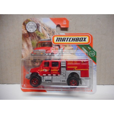 INTERNATIONAL WORKSTAR FIRE ENGINE 1:64 MATCHBOX - BCN STOCK CARS