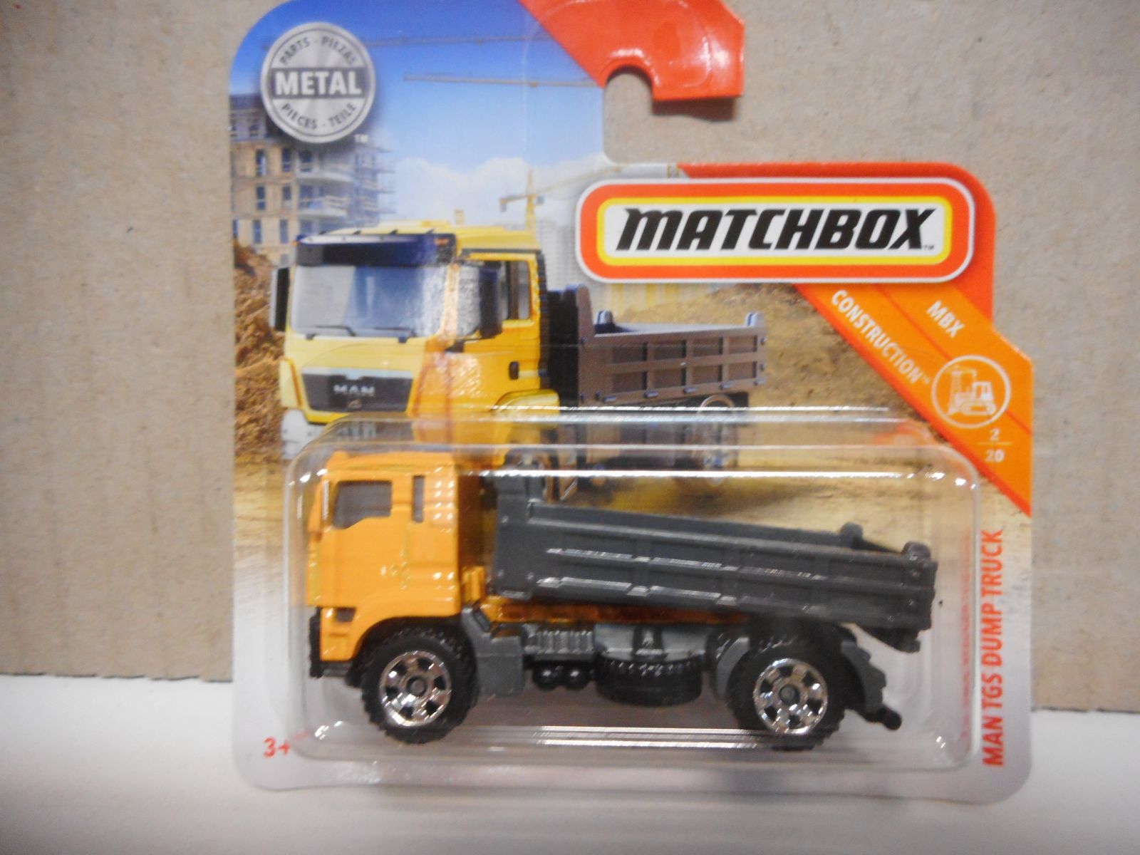 matchbox man tgs dump truck