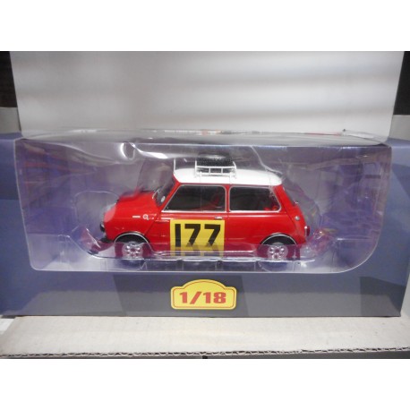 MINI COOPER RALLY MONTE CARLO 1967 AALTONEN ALTAYA IXO 1:18 - BCN STOCK CARS