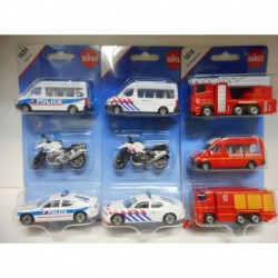 SET POLICE FRANCE SET POLITIE NL FIRE BRIGADE SET SIKU 1:55