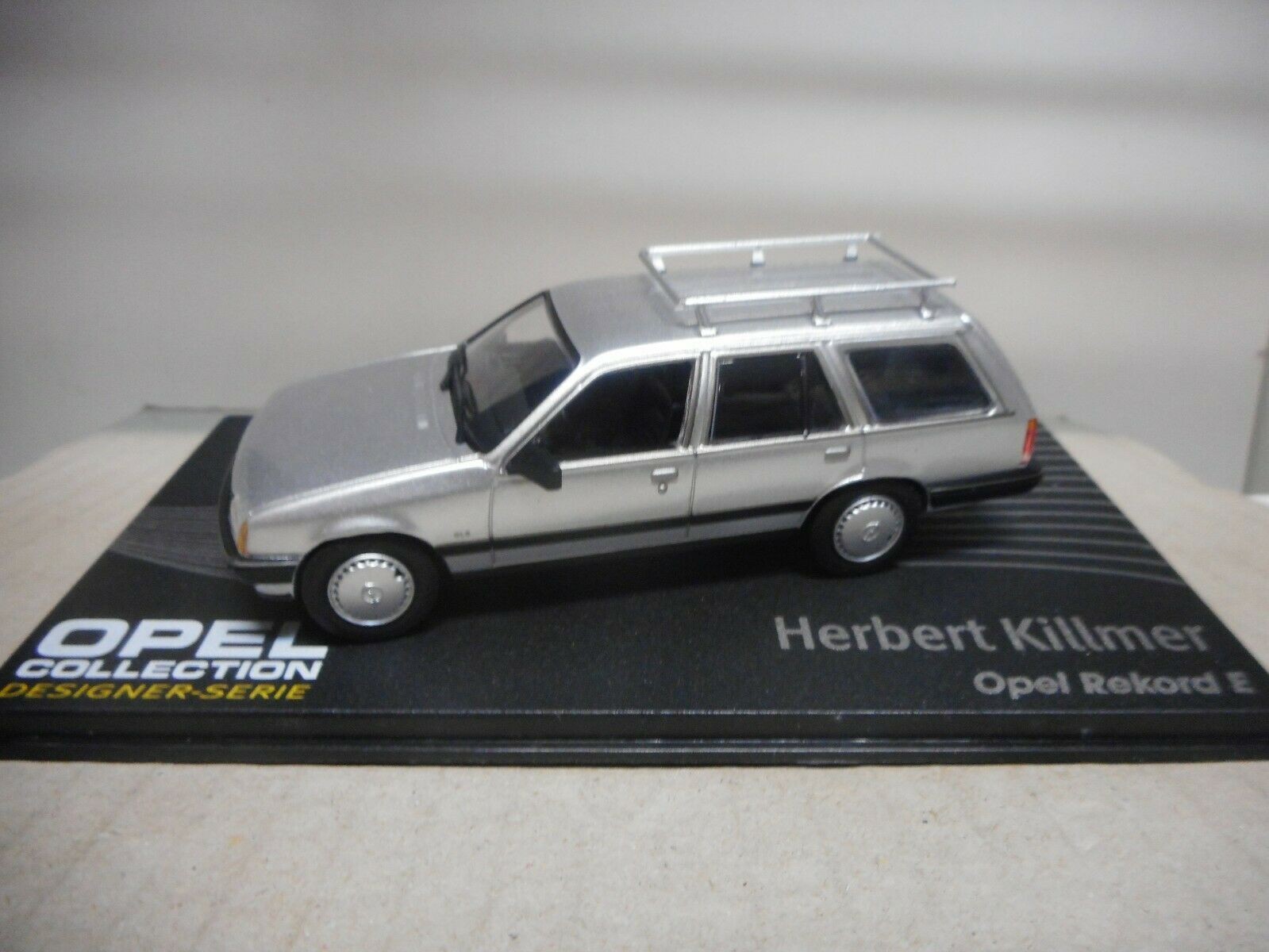 OPEL REKORD E CARAVAN SILVER 1:43 EAGLEMOSS IXO - BCN STOCK CARS