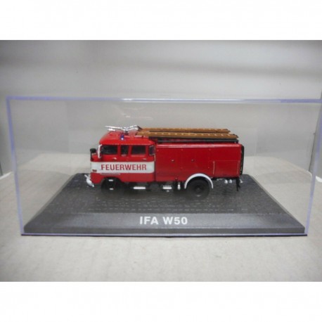 IFA W50 FIRE/POMPIERS/BOMBEROS 1:72 ATLAS IXO HARD BOX