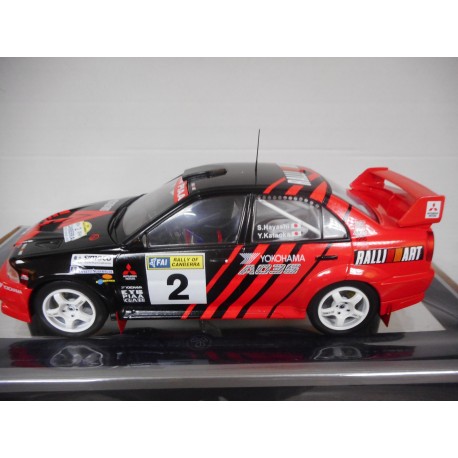 MITSUBISHI LANCER EVO VI WIN RALLY CANBERRA 1999 HAYASHI 1:18 TRIPLE 9