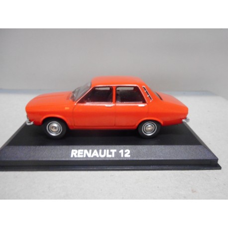 RENAULT 12 ORANGE/ROUGE 1:43 DE MON PERE ATLAS IXO 1:43