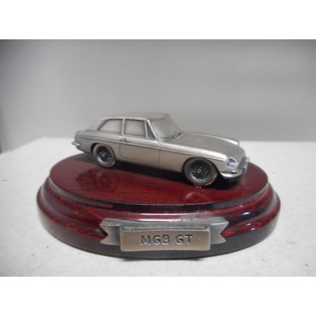 MGB GT SILVER 1:57 SOLID PEWTER/PELTRE VINTAGE UK MARQUE MODELS