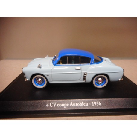 RENAULT 4CV COUPE AUTOBLEU 1956 1:43 HACHETTE ELIGOR