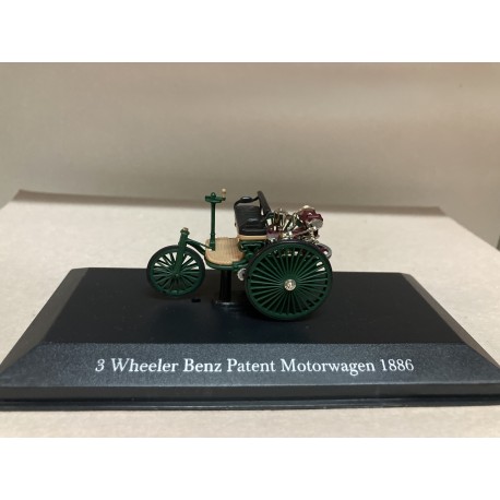 3 WHEELER BENZ PATENT MOTORWAGEN 1886 1:43 ALTAYA IXO EX COL PRIVADA