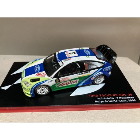 FORD FOCUS RS WRC RALLY MONTE CARLO 2006 GRONHOLM 1:43 ALTAYA IXO