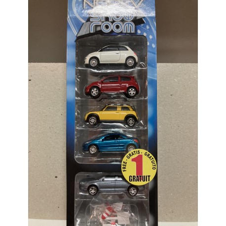 SHOWROOM FIAT 500/TWINGO/MINI/207 CC NOREV 3 INCHES 1:64 APX