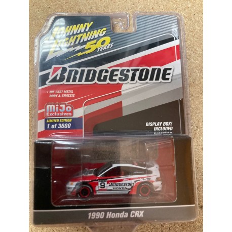 HONDA CRX 1990 BRIDGESTONE 1:64 JOHNNY LIGHTNING