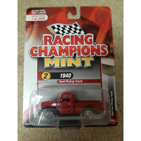 FORD PICKUP TRUCK 1940 1:64 RACING CHAMPIONS - BCN STOCK CARS