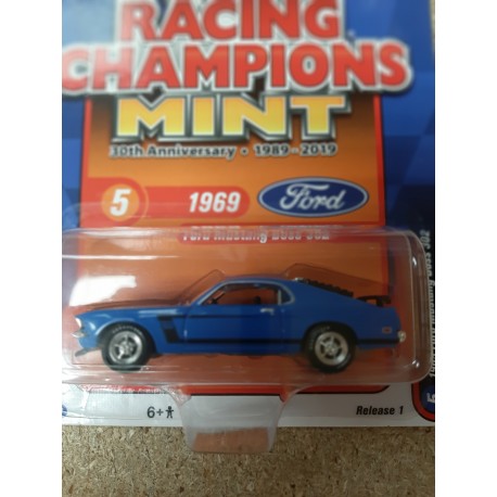 FORD MUSTANG 1969 BOSS 302 1:64 RACING CHAMPIONS