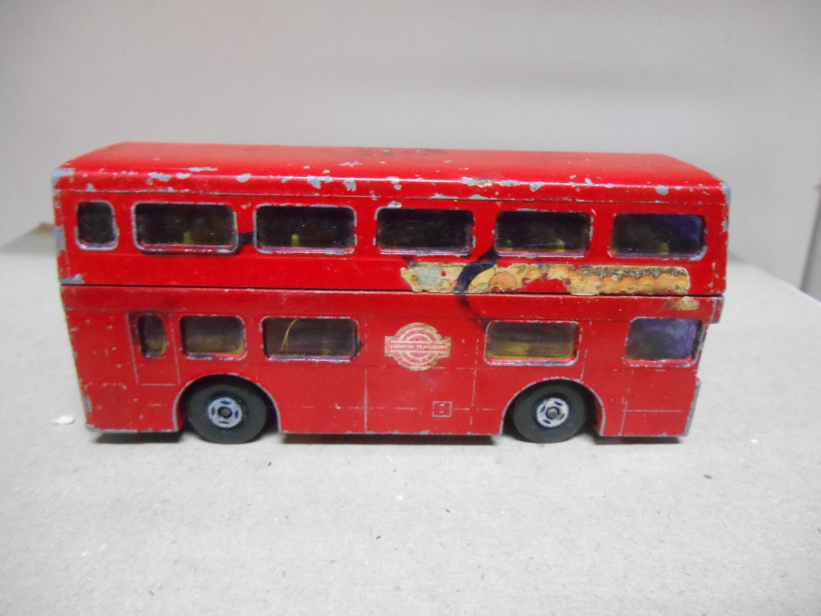 MATCHBOX SUPERKINGS K15 AUTOBUS THE LONDONER USADO/NO CAJA