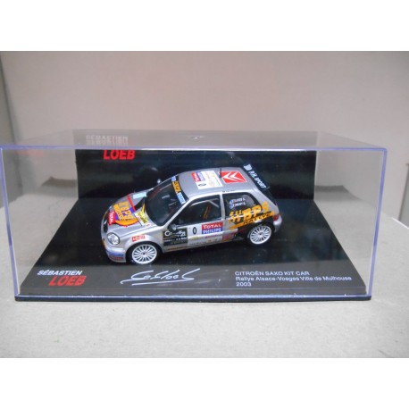 CITROEN SAXO KIT CAR RALLY ALSACE-VOSGES 2003 LOEB 1:43 ALTAYA IXO