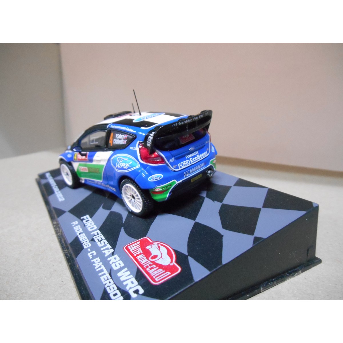 Ford Fiesta Rs Wrc Rally Monte Carlo Solberg Altaya Ixo Bcn