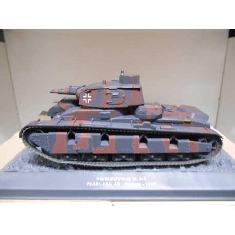 NEUBAUFAHRZEUG NR.3-5 NORWAY 1940 TANKS WW II 1:43 ALTAYA IXO