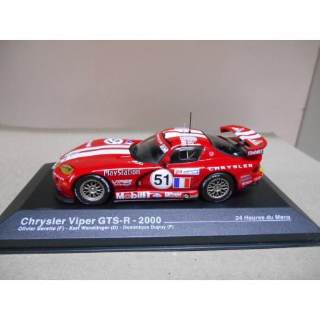 CHYSLER VIPER GTS-R 24 H LE MANS 2000 1:43 ALTAYA IXO