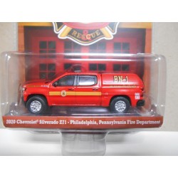 FIRE/POMPIERS/BOMBEROS CHEVROLET SILVERADO ZL1 2020 FIRE RESCUE 1:64 GREENLIGHT