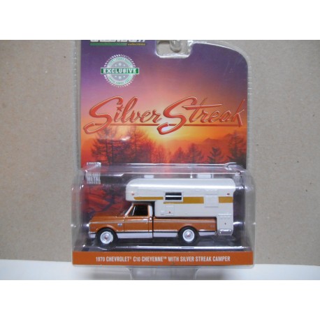 CHEVROLET C-10 CHEYENNE 1970 STREAK CAMPER 1:64 GREENLIGHT - BCN STOCK CARS