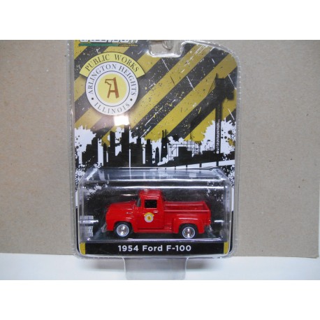 FORD F-100 1954 PUBLIC WORKS 1:64 GREENLIGHT