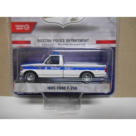 US POLICE FORD F-250 1995 BOSTON 1:64 GREENLIGHT