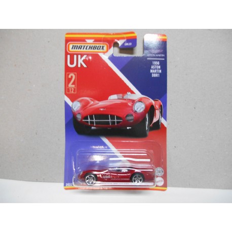 MATCHBOX CARS BEST OF UK 2/12 ASTON MARTIN DBR1 1956 1:64