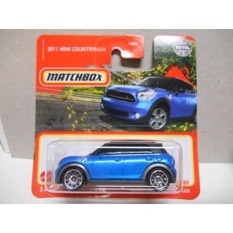 MINI COUNTRYMAN 2011 BLUE ESCOGER/CHOOSE/CHOISIR 1:64 MATCHBOX