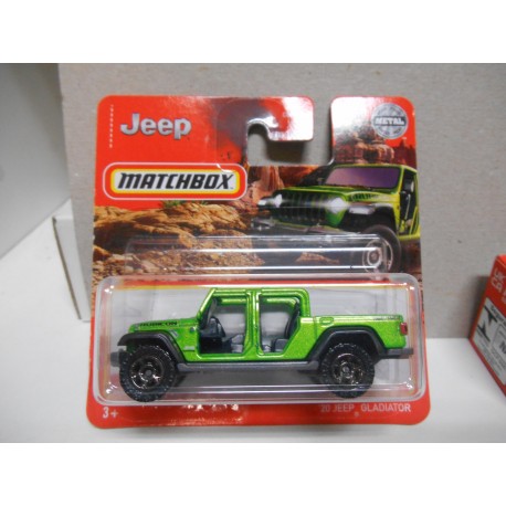 JEEP GLADIATOR 2020 GREEN ESCOGER/CHOOSE/CHOISIR 1:64 MATCHBOX