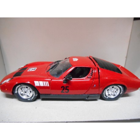 LAMBORGHINI MIURA 1:18 BBURAGO TRANSKIT ARTESANAL