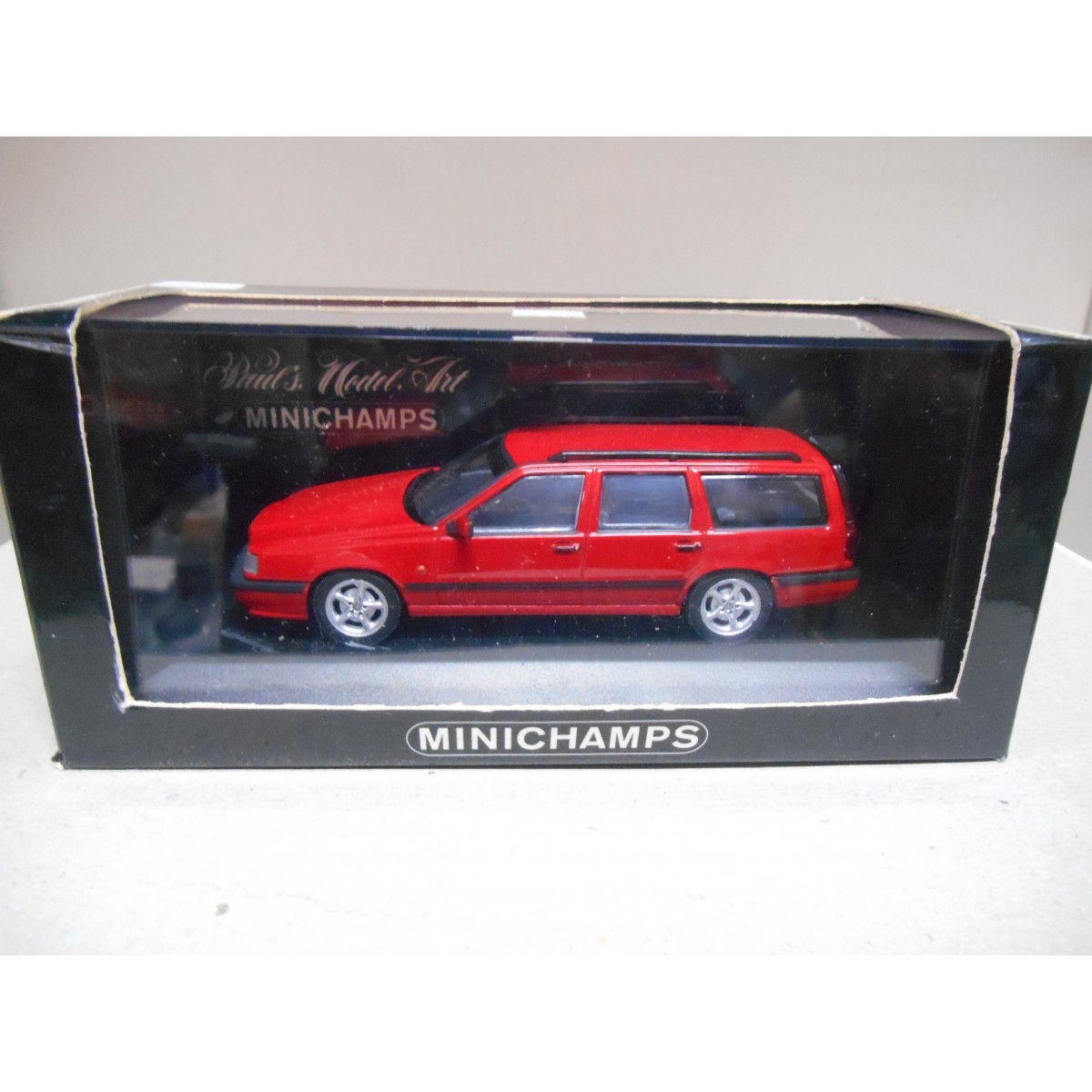 VOLVO 850 BREAK 1996 RED 1:43 MINICHAMPS - BCN STOCK CARS