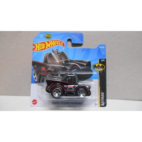 TV & CINE CLASSIC TV SERIES BATMOBILE BATMAN TOONED 1:64 HOT WHEELS