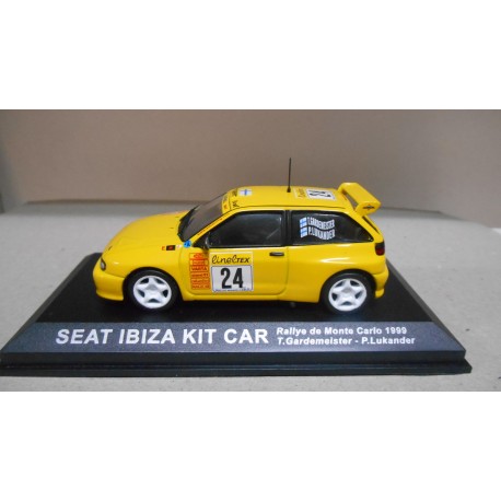 SEAT IBIZA KIT CAR RALLY MONTE CARLO 1999 GARDEMEISTER 1:43 ALTAYA IXO