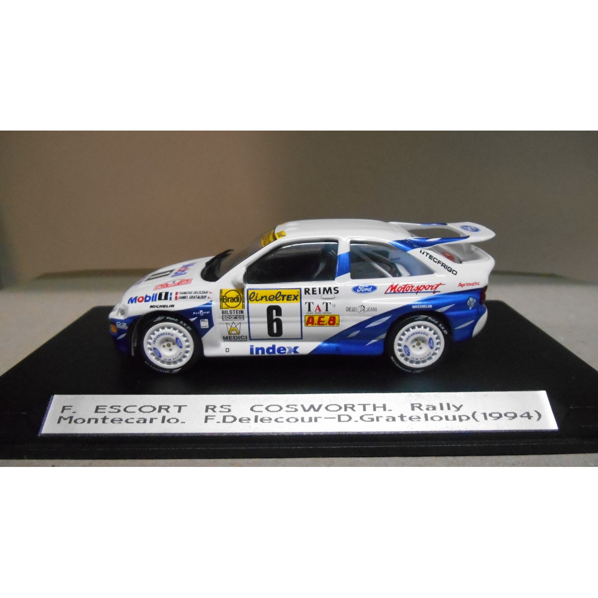 FORD ESCORT RS COSWORTH RALLY MONTE CARLO 1994 DELECOUR 1:43