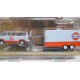 FORD CLUB WAGON 1972 & GULF CAR TRAILER 1:64 GREENLIGHT