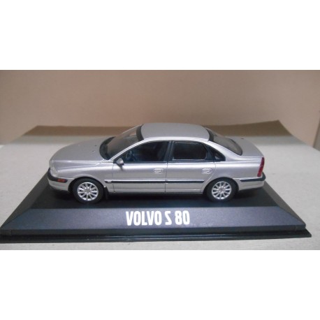 VOLVO S80 SILVER 1:43 DEALER MINICHAMPS - BCN STOCK CARS