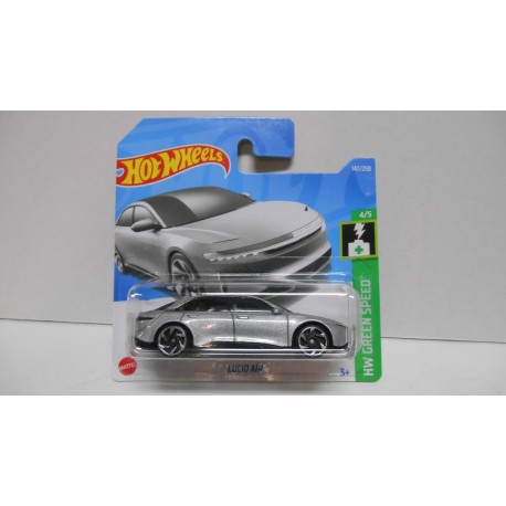 LUCID AIR 4/5 GREEN SPEED 1:64 HOT WHEELS