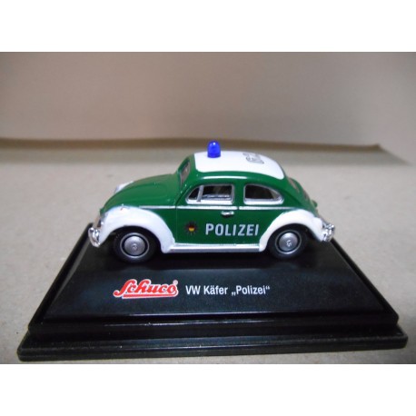 VOLKSWAGEN BEETLE/KAFER POLIZEI 1:72 SCHUCO JUNIOR LINE