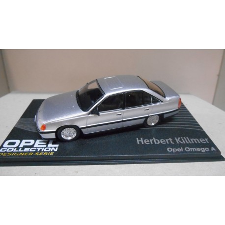 OPEL OMEGA A SILVER 1:43 EAGLEMOSS IXO - BCN STOCK CARS