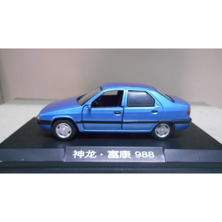 CITROEN DONGFENG 988 ZX 5P BLUE 1:43 MADE IN CHINA