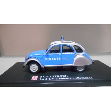 CITROEN 2CV POLENTE/POLIZEI DEUTSCHLAND 1:43 AUTOPLUS ELIGOR