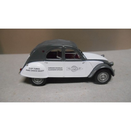 CITROEN 2CV 1958 AZLP TECALEMI 1:43 NOREV HACHETTE USADO/EX PRIVADO