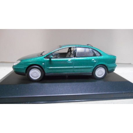 CITROEN C5 GREEN METALLIC 1:43 NOREV USADO/CAJA NO ORIGINAL - BCN STOCK CARS