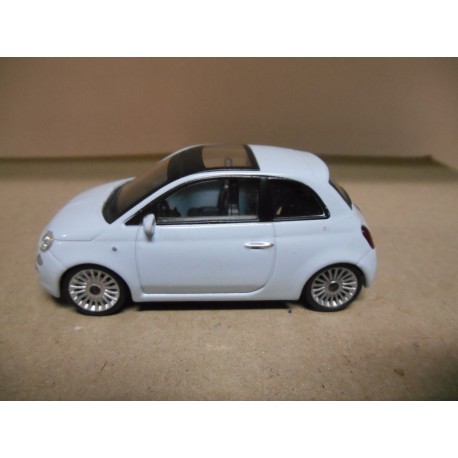 FIAT 500 ABARTH SUNROOF/BLUE LIGHT 1:43 MONDO MOTORS USADO/EX PRIVADO