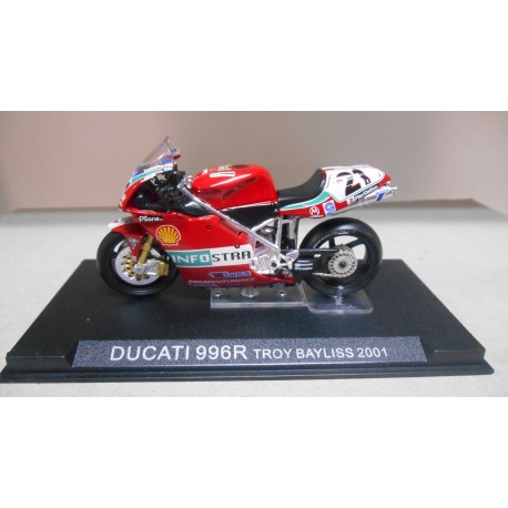 DUCATI 996R TROY BAYLISS 2001 MOTO/BIKE 1:24 ALTAYA IXO