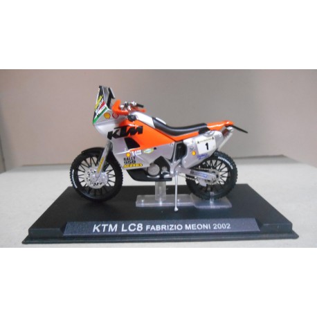 KTM 950 RALLY DAKAR LC8 FABRIZIO MEONI 2002 MOTO/BIKE 1:24 ALTAYA IXO