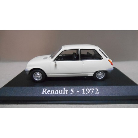 RENAULT 5 1972 BLANCO 1:43 RBA IXO EX COL PRIVADO