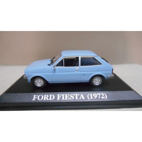 FORD FIESTA MK1 1972 AZUL/BLUE MATRICULA ESPAÑA 1:43 ALTAYA IXO USADO/EX PRIVADO