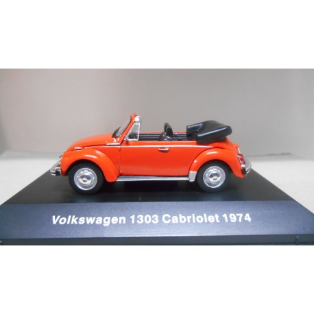 VOLKSWAGEN 1303 BEETLE/KAFER/COX CABRIO 1974 VW MEXICO/BRASIL 1:43 DeAGOSTINI