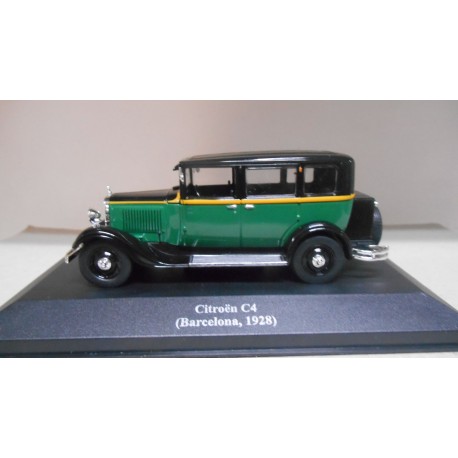 CITROEN C4 1928 TAXI BARCELONA 1:43 ALTAYA IXO